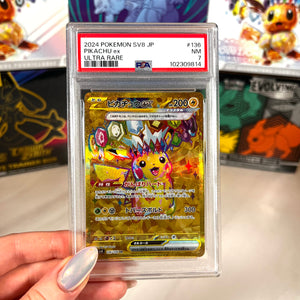 PSA 7 Pikachu ex #136 Japanese Super Electric Breaker