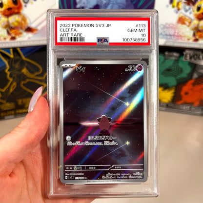 PSA 10 Cleffa #113 Pokemon Japanese Ruler of the Black Flame