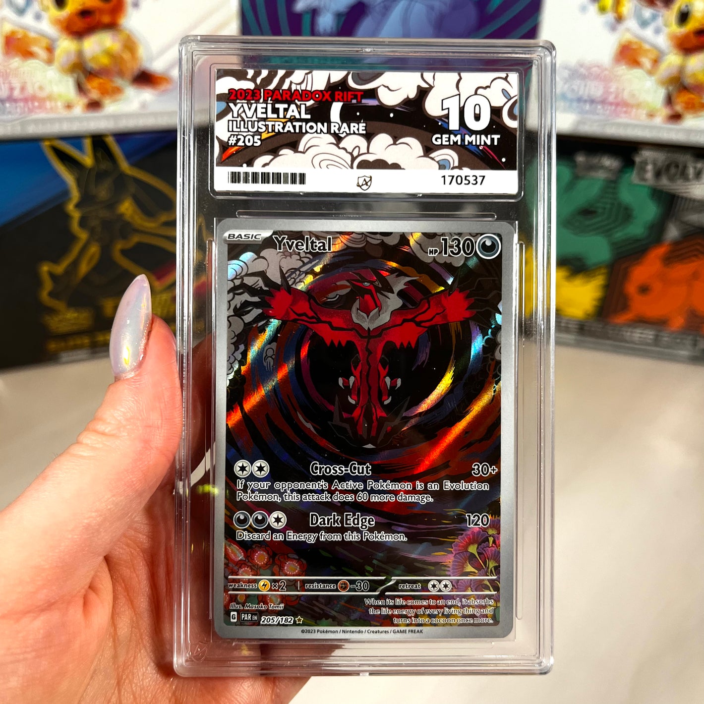 ACE 10 Yveltal #205 Pokemon Paradox Rift