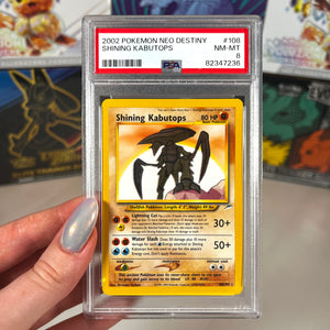 PSA 8 Shining Kabutops #108 Pokemon Neo Destiny